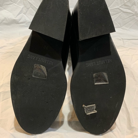 HELMUT LANG SLOUCH TALL HEELED BOOT LEATHER BLACK - Picture 6 of 12